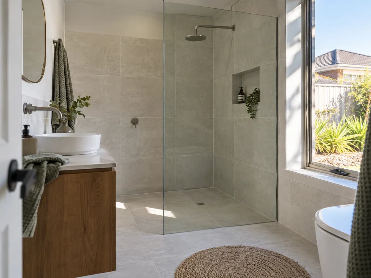 Illustrative residential wet-area context in Perth